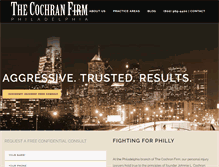 Tablet Screenshot of cochranfirmphiladelphia.com